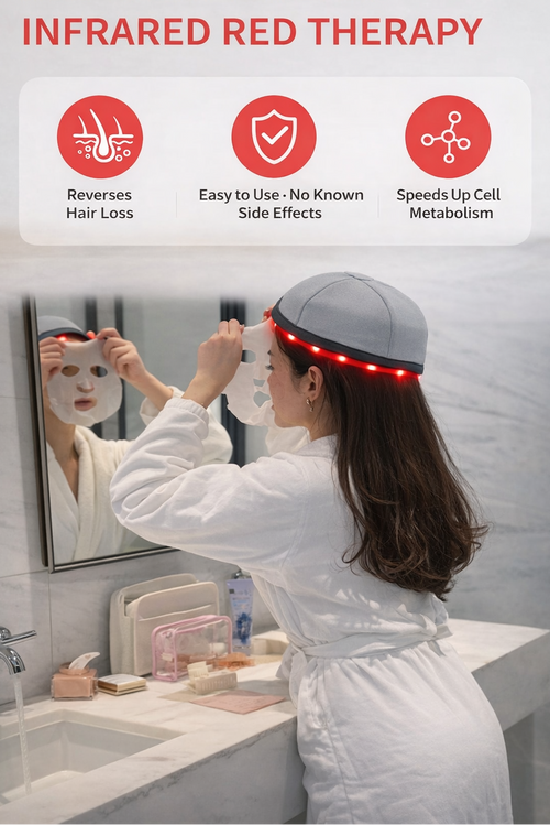 Revella Red light & Near Infrared Therapy Cap for Hair Growth 660nm 830nm